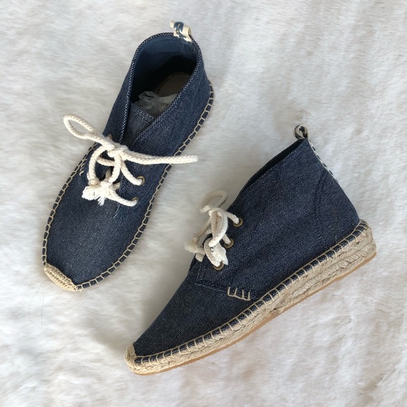 Soludos Wedge Navy Desert Bootie - Picture 5 of 5
